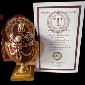 Joan Rivers “The Lost Treasure Egg” with Pendant